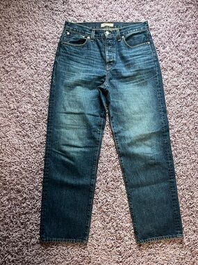 Madewell Low Slung Straight Jeans